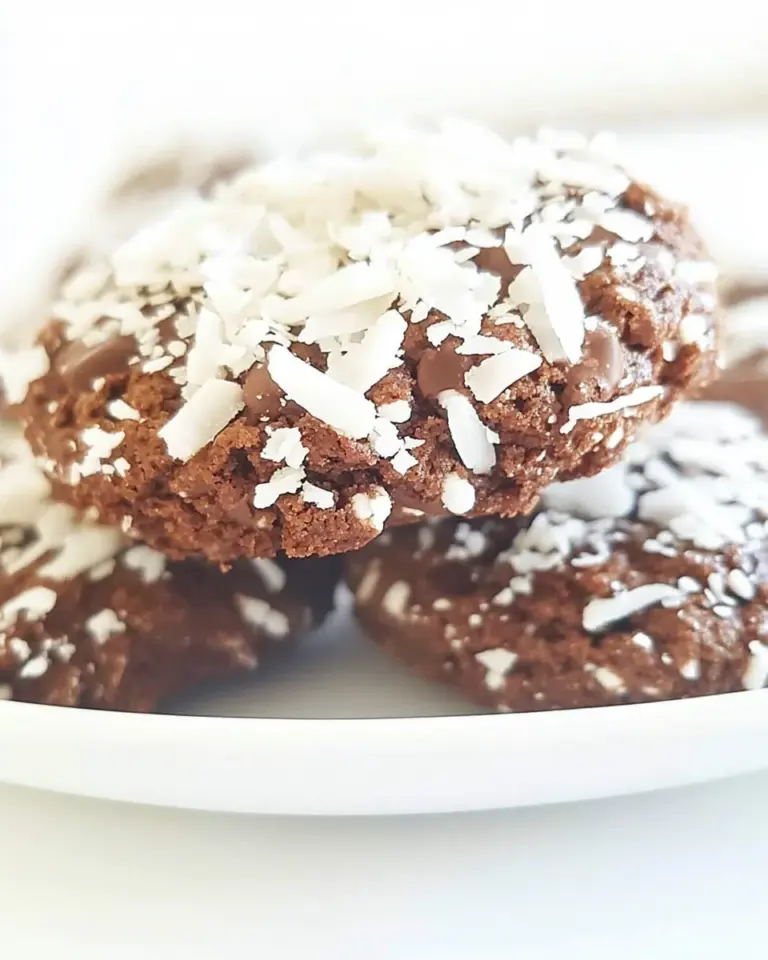 Homemade Vegan Chocolate Coconut Cookies photo