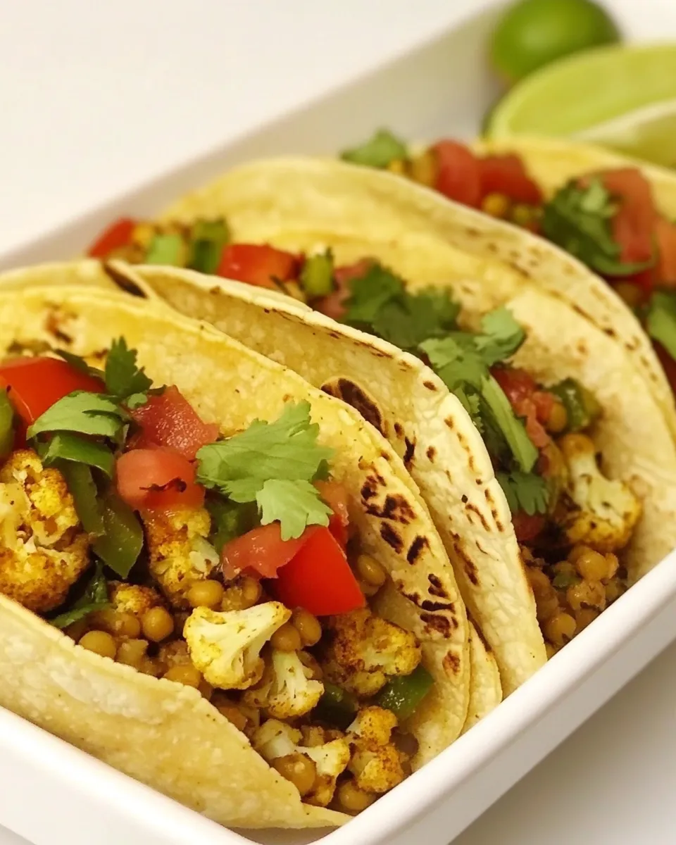 Classic Vegan Lentil Cauliflower Tacos image