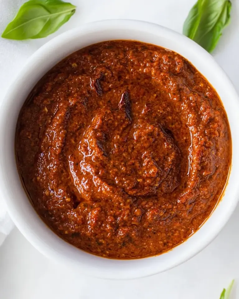 Homemade Vegan Sun-Dried Tomato Pesto photo