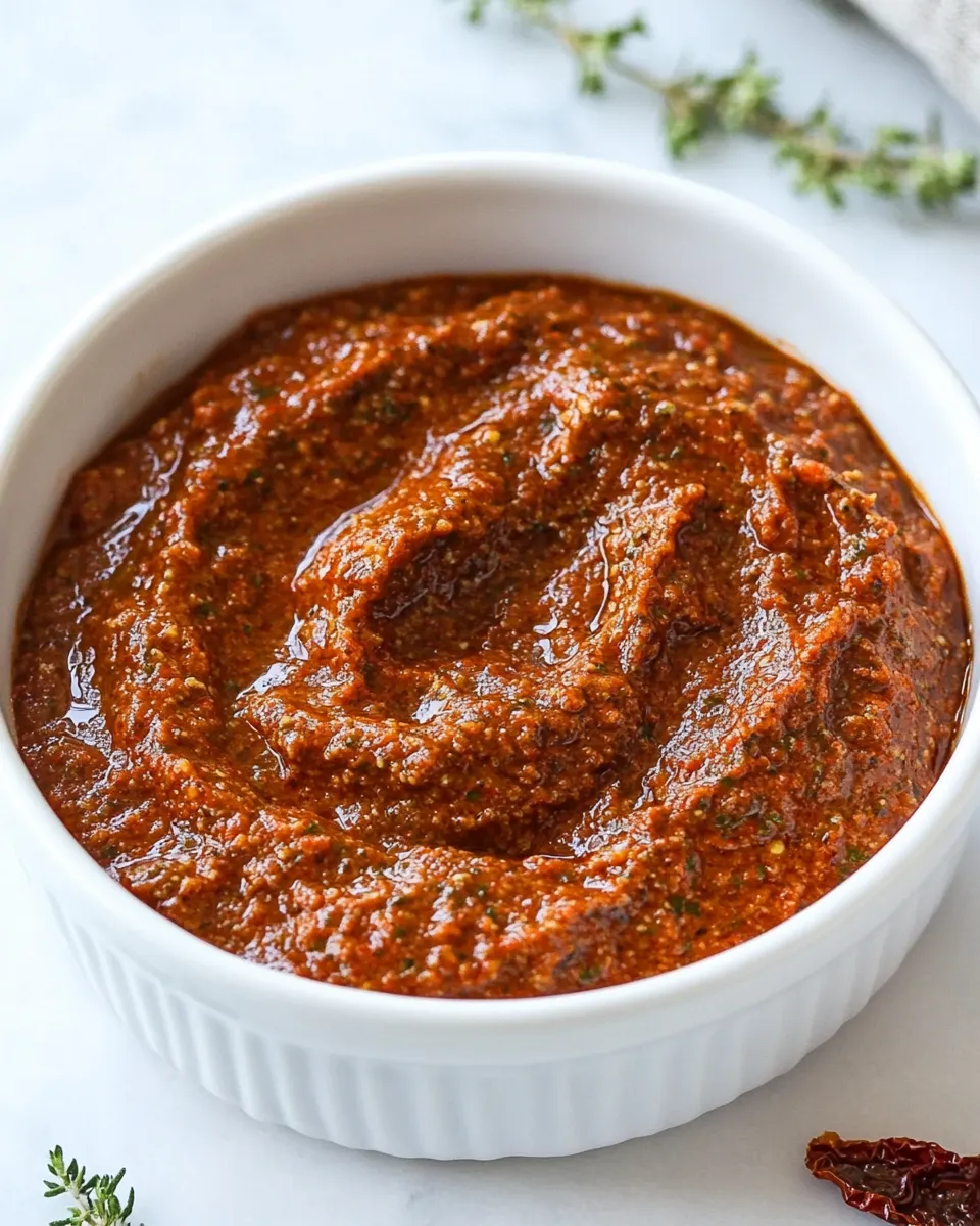 Classic Vegan Sun-Dried Tomato Pesto image