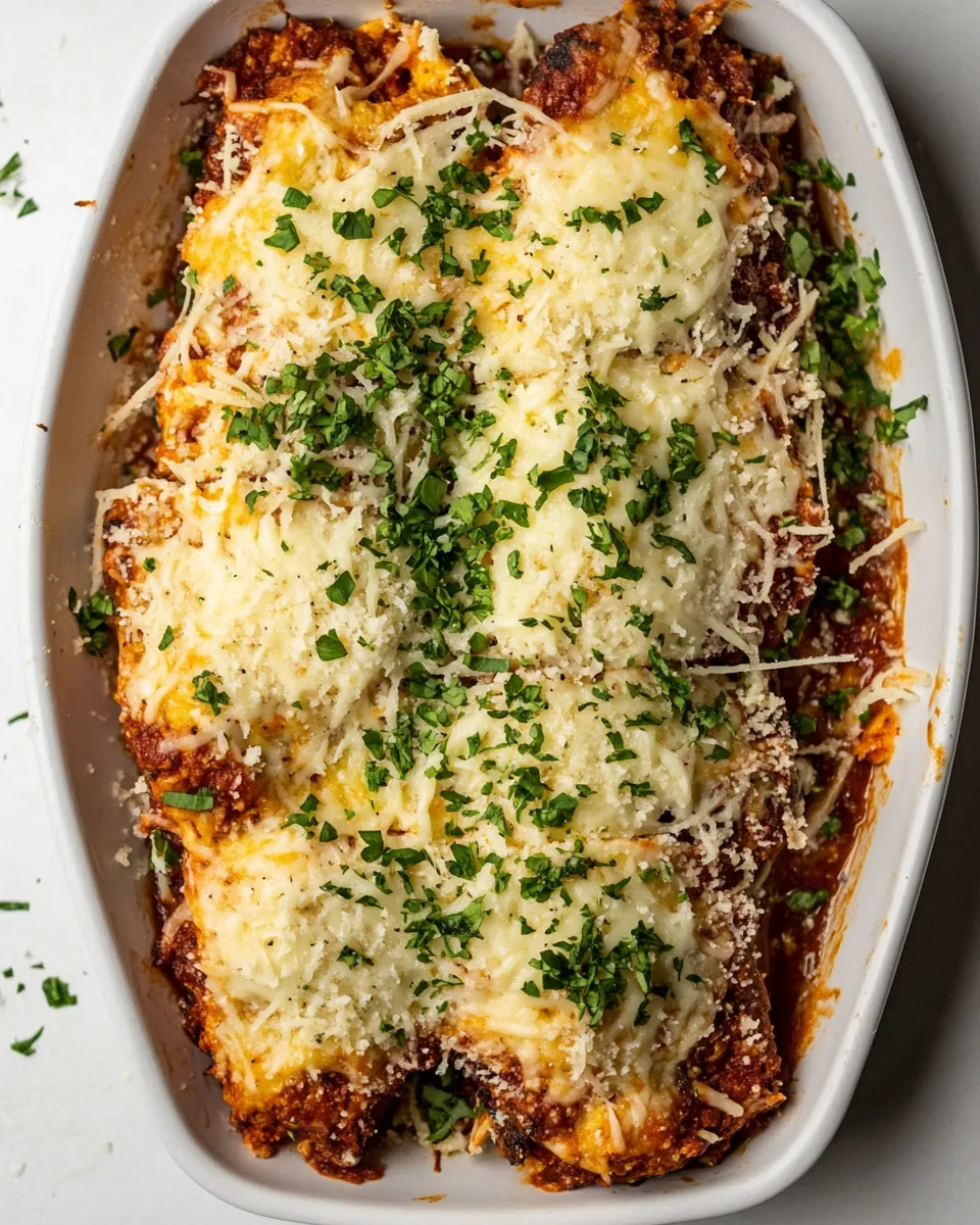 Classic Vegan Tofu Parmesan (Parmigiana) shot