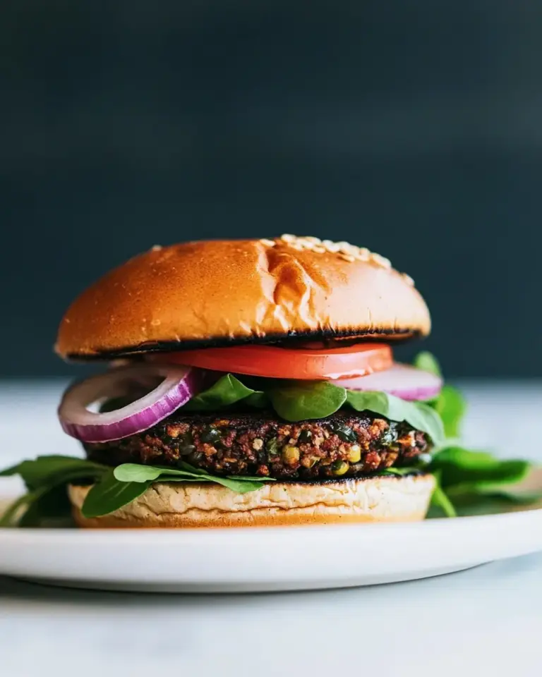 Homemade Veggie Burger photo