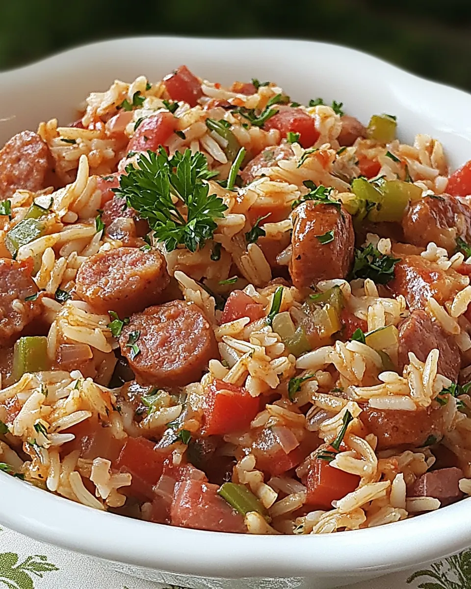 Easy Weeknight Sausage Jambalaya photo