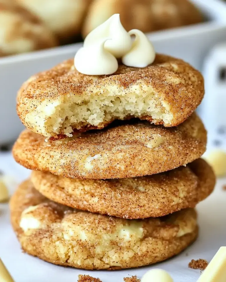 Homemade White Chocolate Snickerdoodles photo