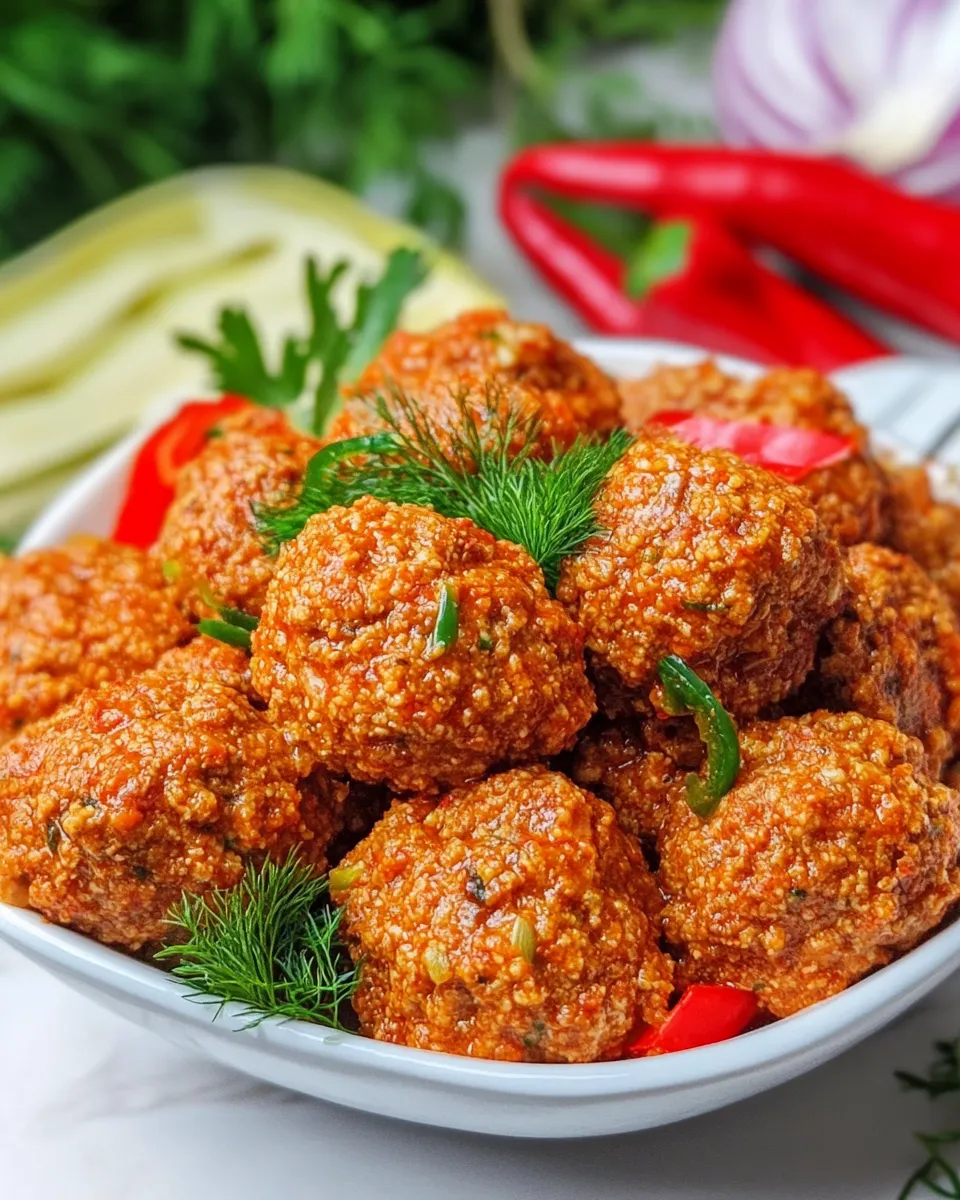 Classic i_ Kfte (Turkish Vegan Meatballs) image