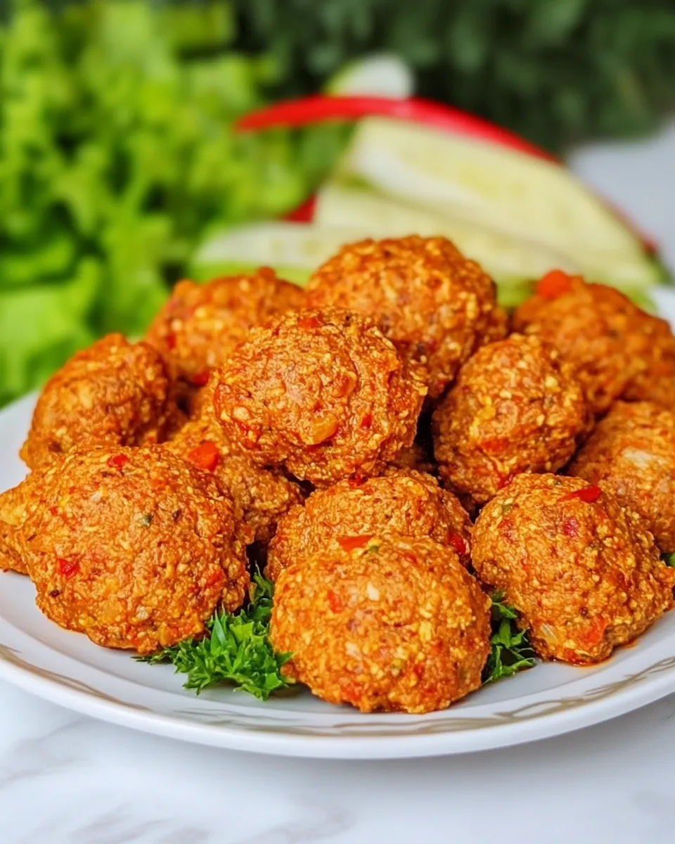 Delicious i_ Kfte (Turkish Vegan Meatballs) shot